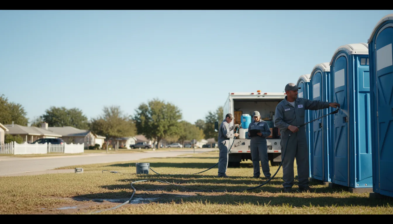 Long-Term Portable Toilet Rental in Canadian, TX near me